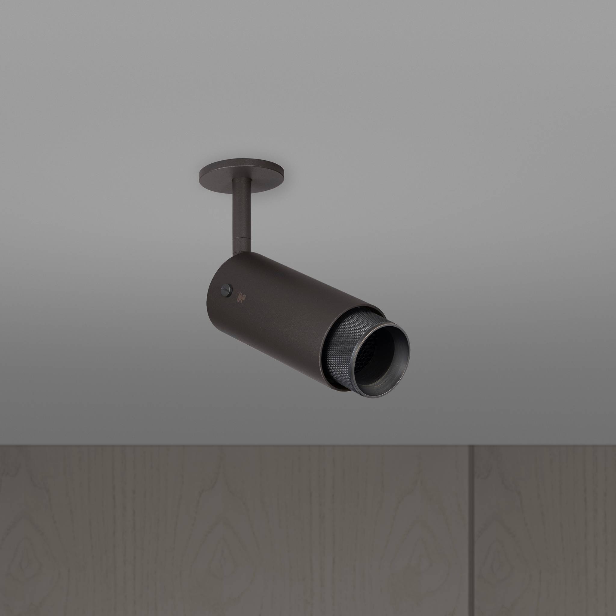 Buster + Punch Exhaust Graphite | Spot Cross | Smoked Bronze - zijaanzicht
