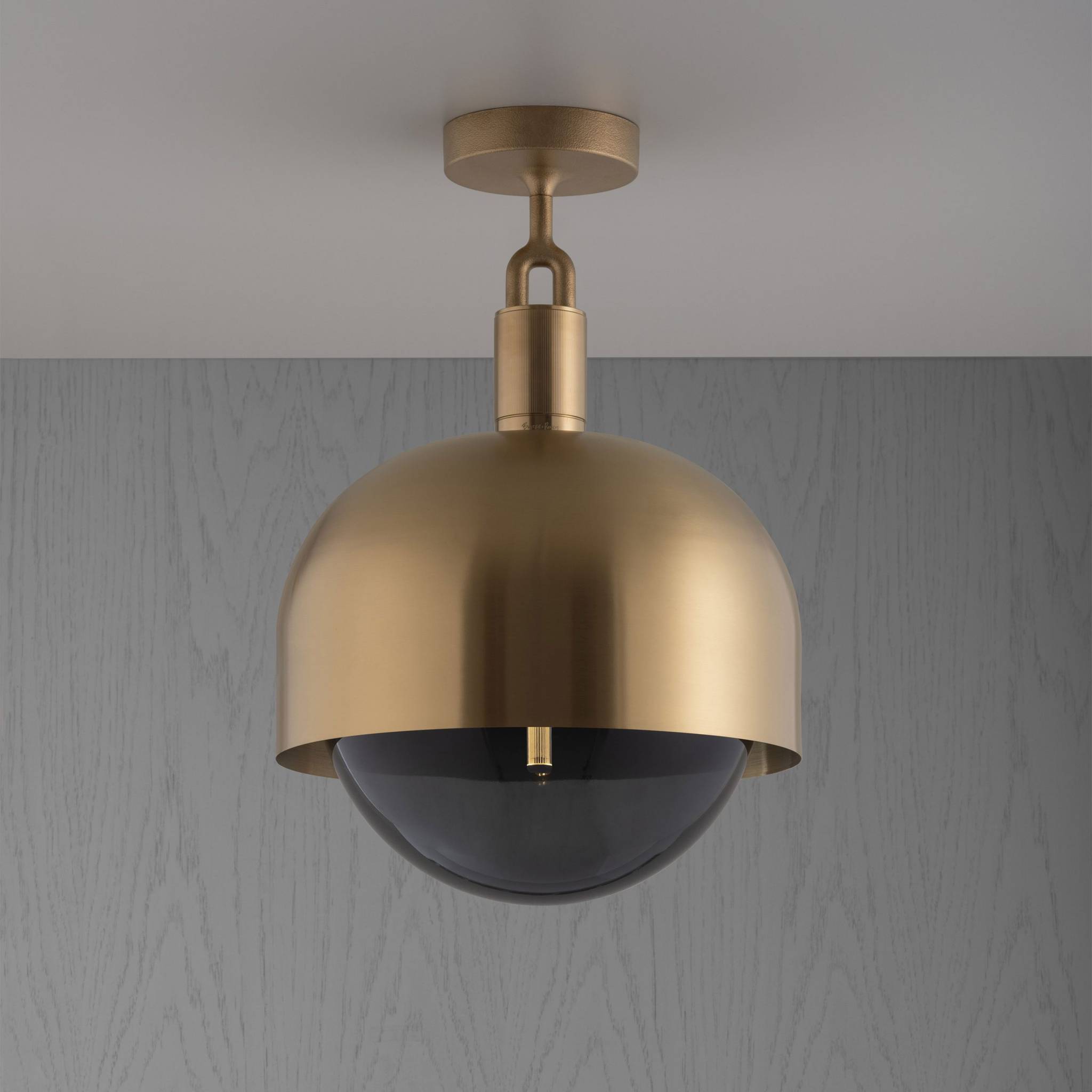 Buster + Punch Forked Ceiling | Plafondlamp Shade Globe Smoked | Goud