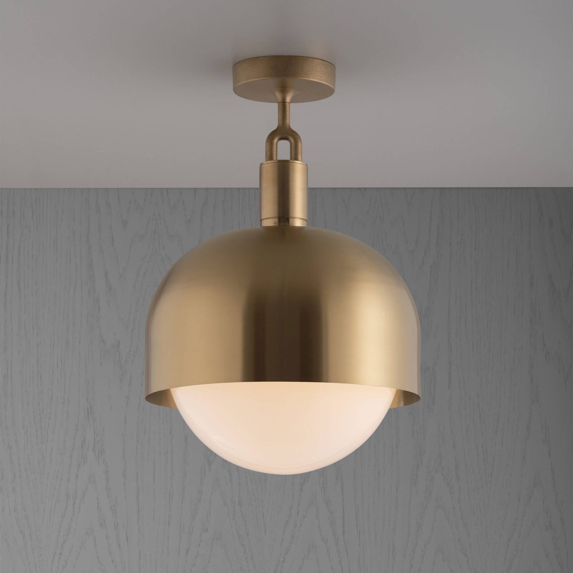Buster + Punch Forked Ceiling | Plafondlamp Shade Globe Opal | Goud