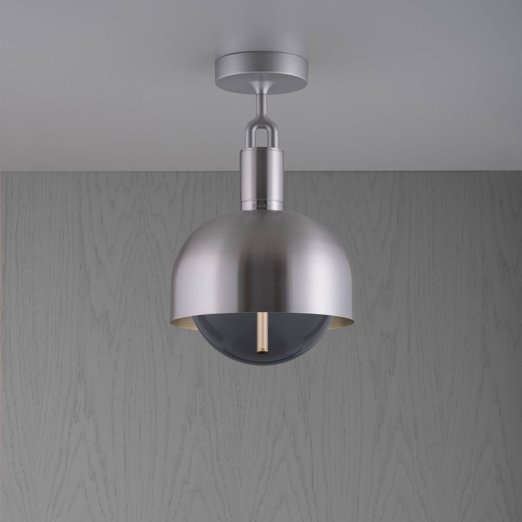 Buster + Punch Forked Ceiling | Plafondlamp Shade Globe Smoked | Steel