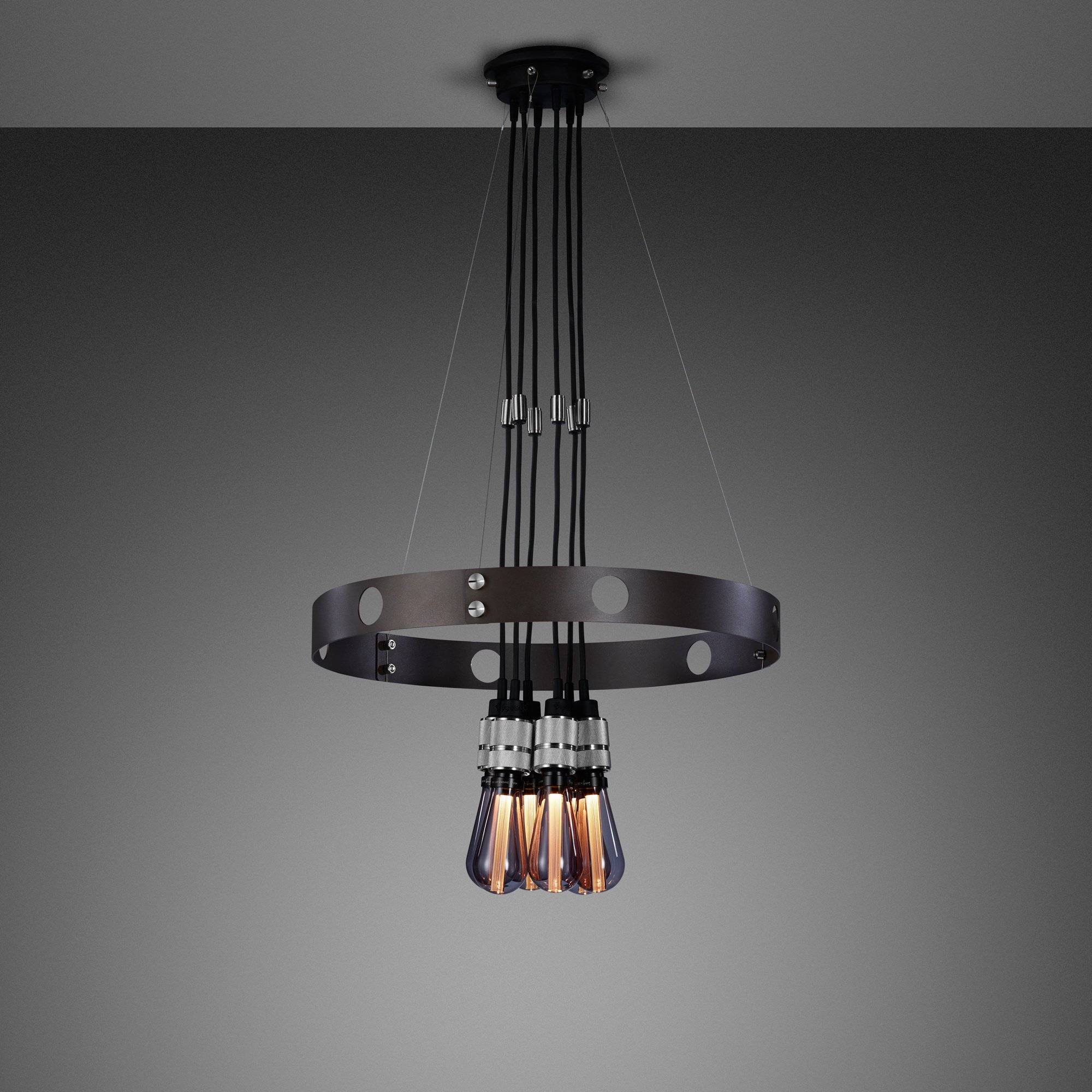 buster + punch hero light | kroonluchter graphite | smoked bronze