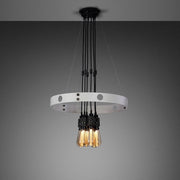 buster + punch hero light | kroonluchter stone | smoked bronze