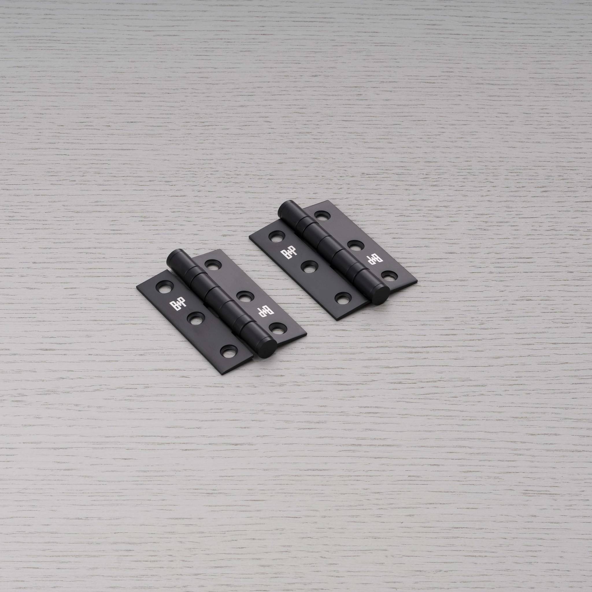 buster + punch | scharnier 76x51x2 mm (set van 2) | welders black