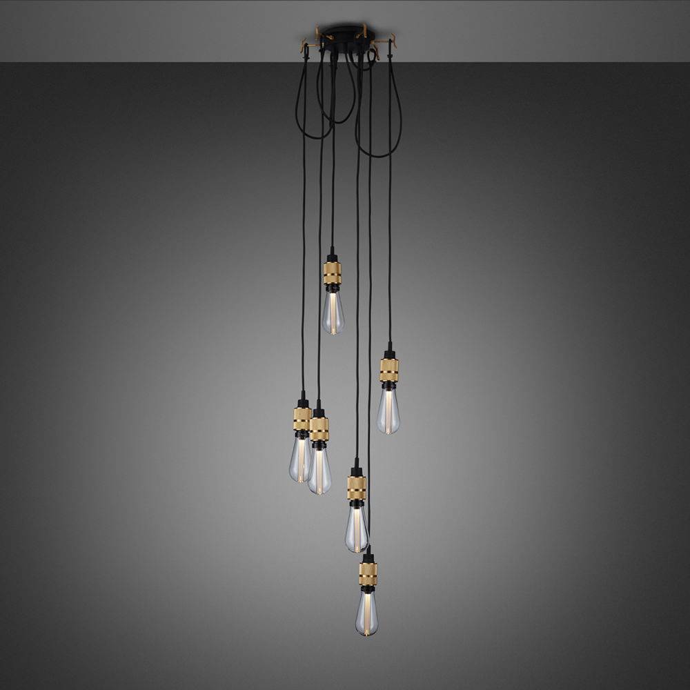 buster + punch hooked 6.0 | hanglamp nude | goud 2.0 m
