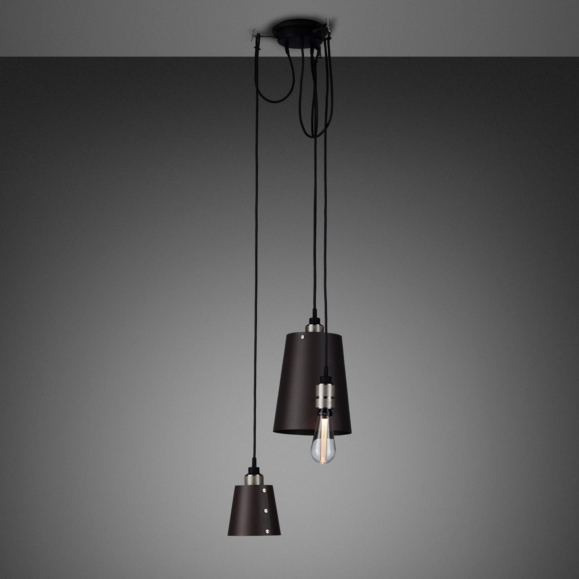 buster + punch hooked 3.0 mix | kroonluchter graphite | steel