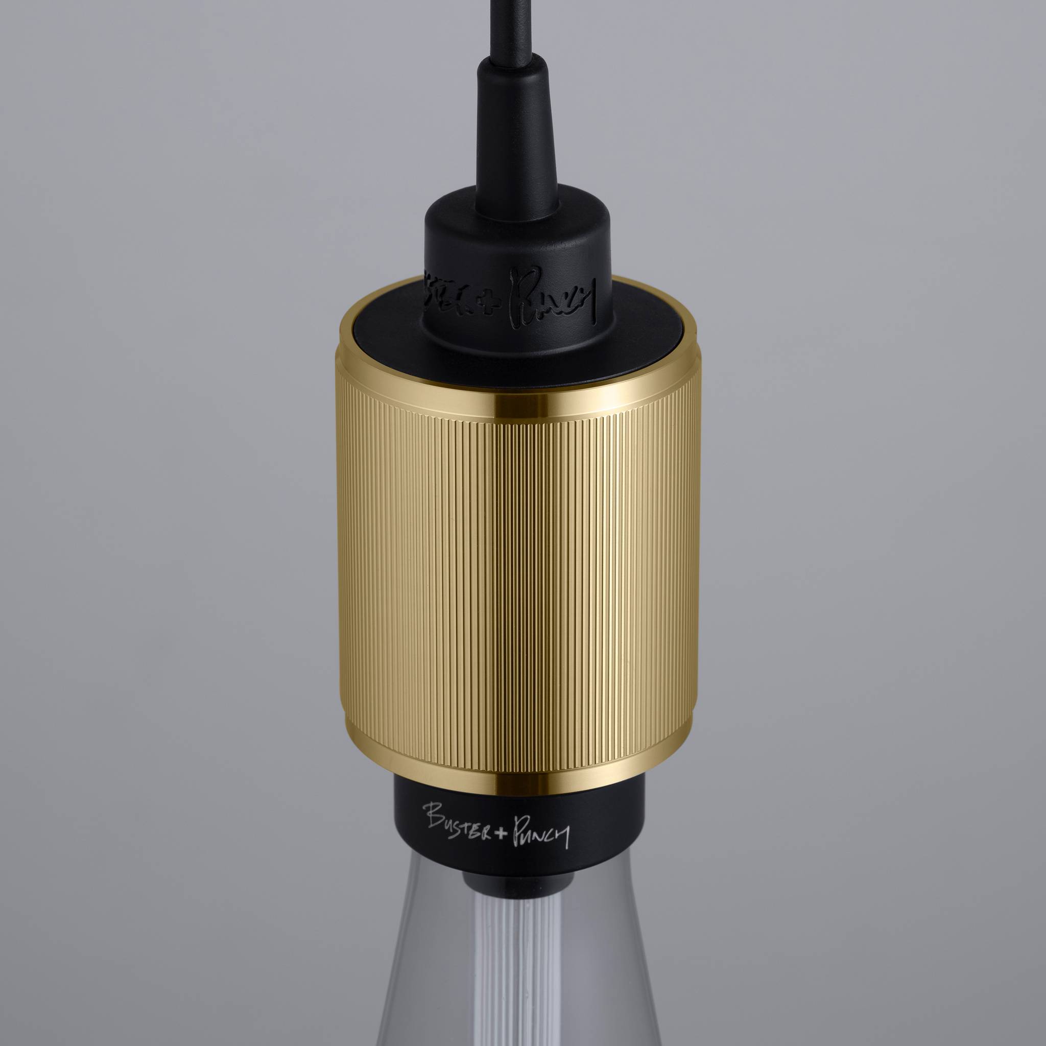buster + punch heavy metal | hanglamp linear | goud