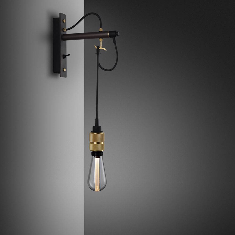 Buster + Punch Hooked Wall Graphite | Wandlamp | Goud