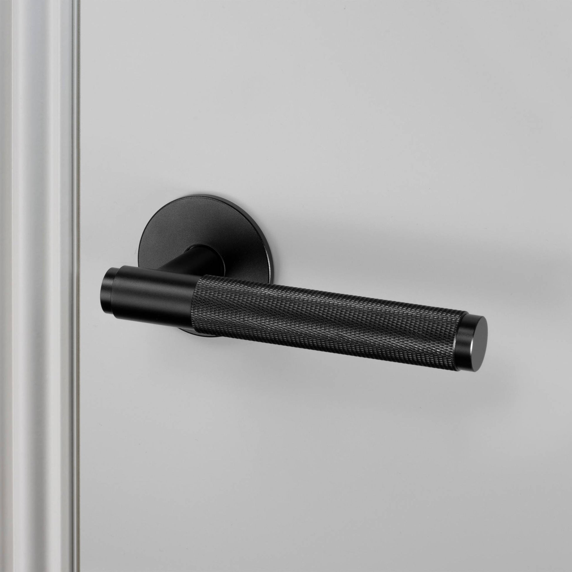 buster + punch cross | vaste deurgreep enkelzijdig | black