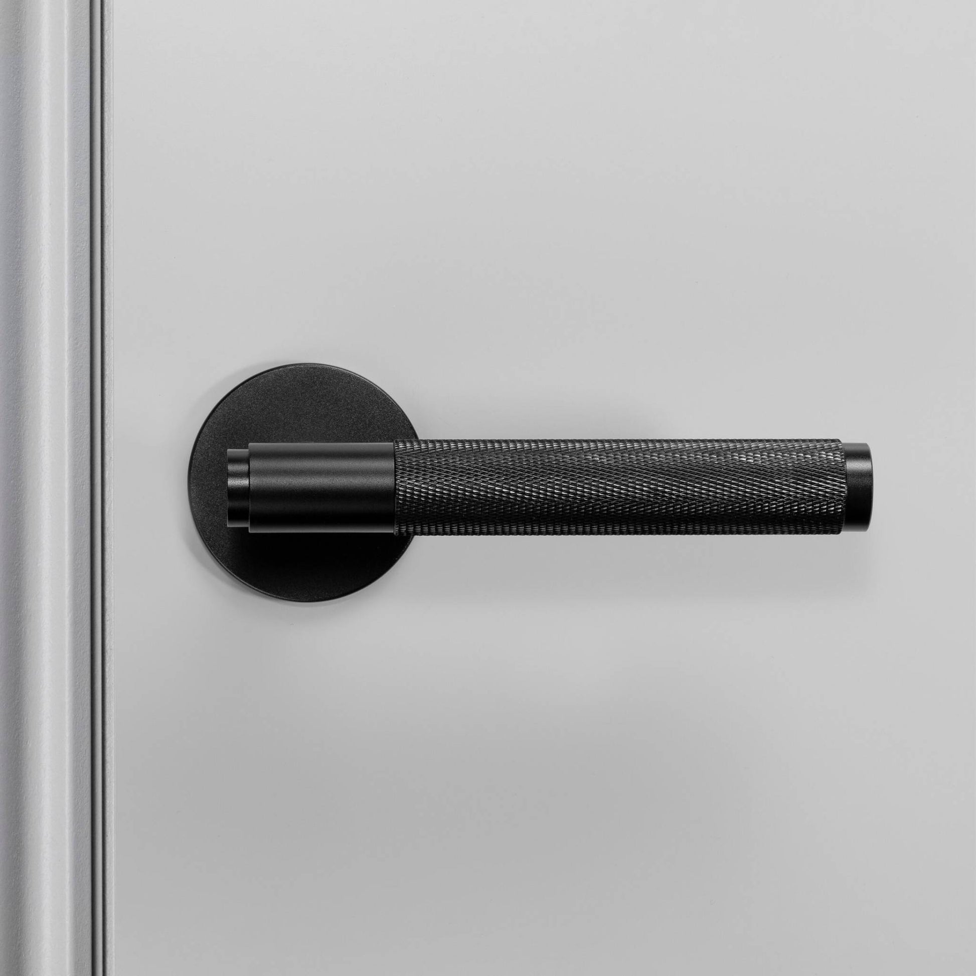 buster + punch cross | vaste deurgreep enkelzijdig | black