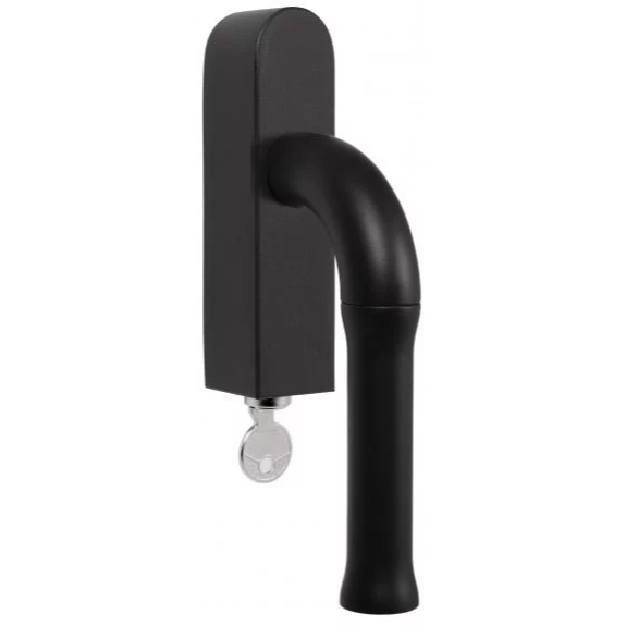 Formani EV100-DKLOCK-O draaikiepgarnituur afsluitbaar mat zwart rechts/links draaiend