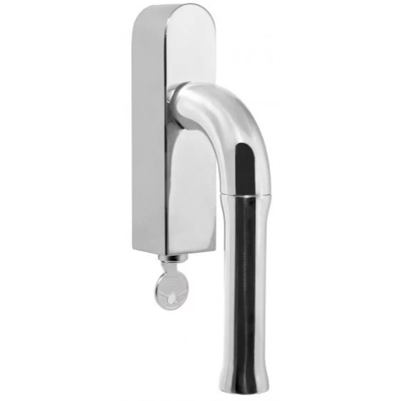 Formani EV100-DKLOCK-O draaikiepgarnituur afsluitbaar gepolijst roestvast staal rechts/ links draaiend