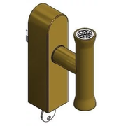 Formani EV102-DKLOCK-O draaikiepgarnituur afsluitbaar PVD mat goud rechts/ linksdraaiend