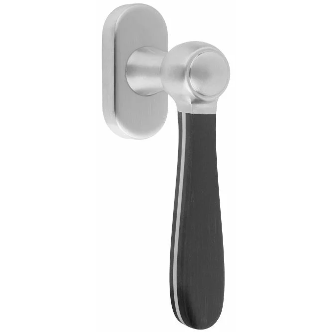 Formani LZ100-DK-O draaikiepgarnituur niet afsluitbaar mat roestvast staal/ mat zwart rechts/ links draaiend