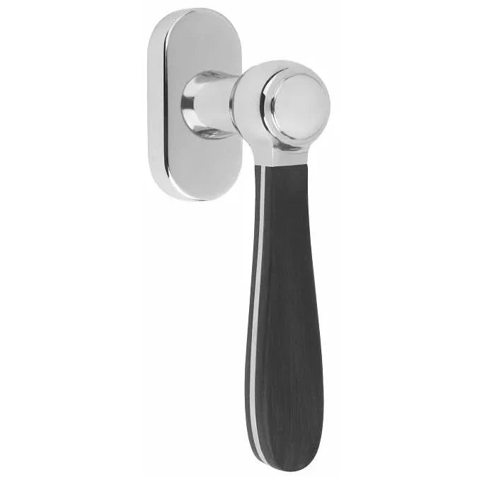 Formani LZ100-DK-O draaikiepgarnituur niet afsluitbaar gepolijst roestvast staal/ mat zwart rechts/ links draaiend