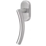 Formani LB4-DK-O draaikiepgarnituur niet afsluitbaar mat roestvast staal rechtsdraaiend