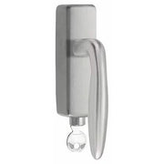 Formani LB18H-DKLOCK-O draaikiepgarnituur afsluitbaar mat roestvast staal rechtsdraaiend