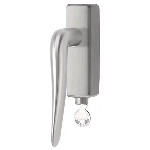 Formani LB20-DKLOCK-O draaikiepgarnituur afsluitbaar mat roestvast staal linksdraaiend