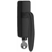 Formani LB18H-DKLOCK-O draaikiepgarnituur afsluitbaar mat zwart rechtsdraaiend