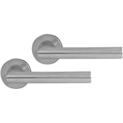 Differnz | Amsterdam deurkruk | rond rozet | mat chroom