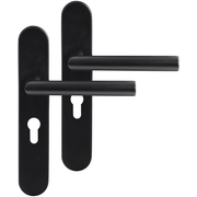 Differnz | Amsterdam deurkruk | ovaal schild | cilinder 55 mm | zwart