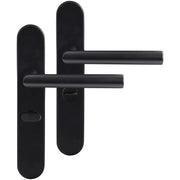 Differnz | Amsterdam deurkruk | ovaal schild | WC 63 mm | zwart