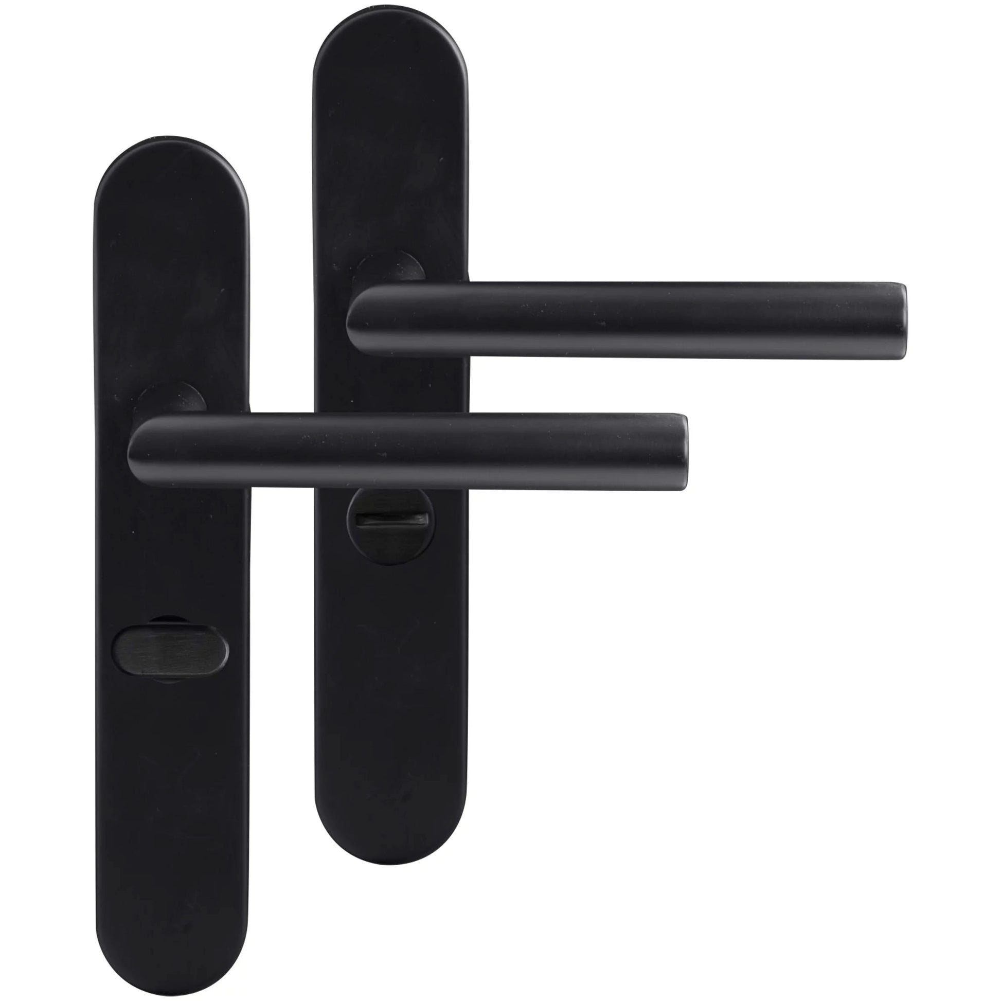 Differnz | Amsterdam deurkruk | ovaal schild | WC 63 mm | zwart