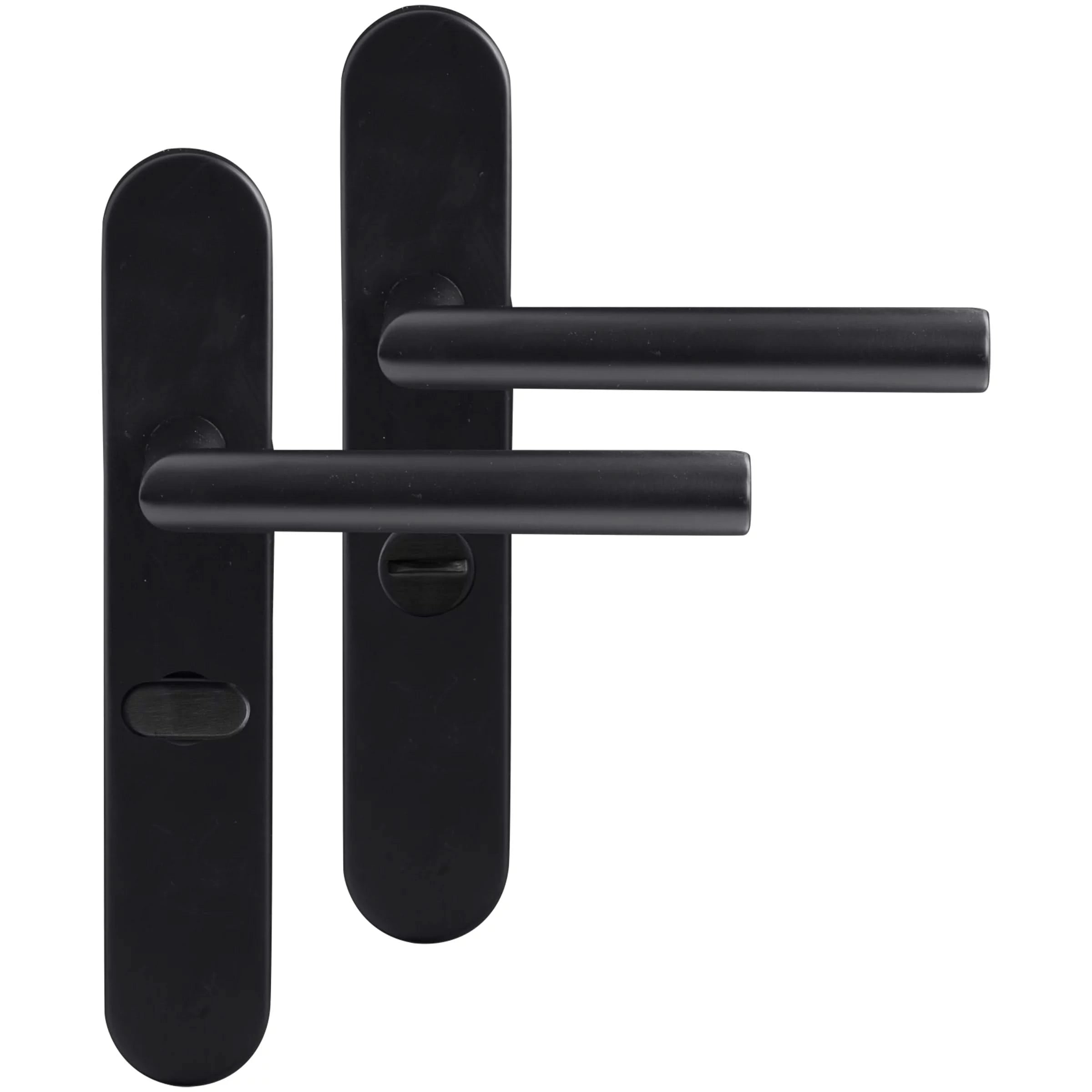 Differnz | Amsterdam deurkruk | ovaal schild | WC 63 mm | zwart