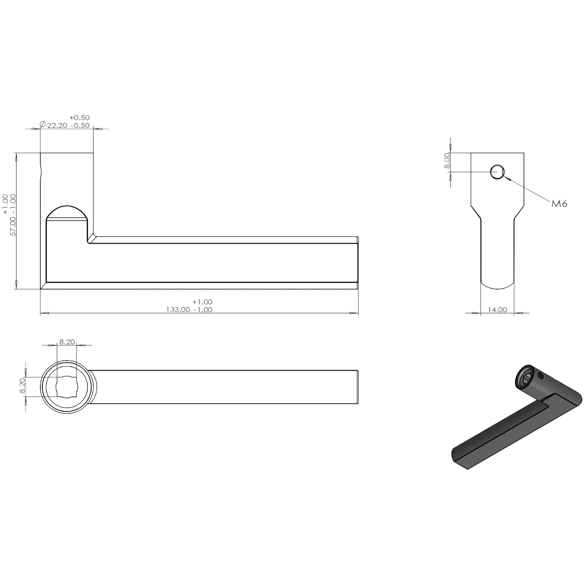 Differnz | Den haag deurkruk | rond rozet | goud