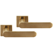 Differnz | Eindhoven deurkruk | vierkant rozet | goud