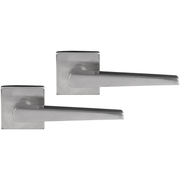 Differnz | Rotterdam deurkruk | vierkant rozet | mat chroom
