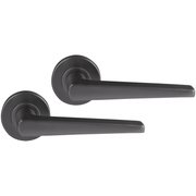 Differnz | Rotterdam deurkruk | rond rozet | gun metal