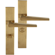 Differnz | Rotterdam deurkruk | vierkant schild | WC 63 mm | goud