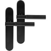 Differnz | Utrecht deurkruk | ovaal schild | blind | zwart