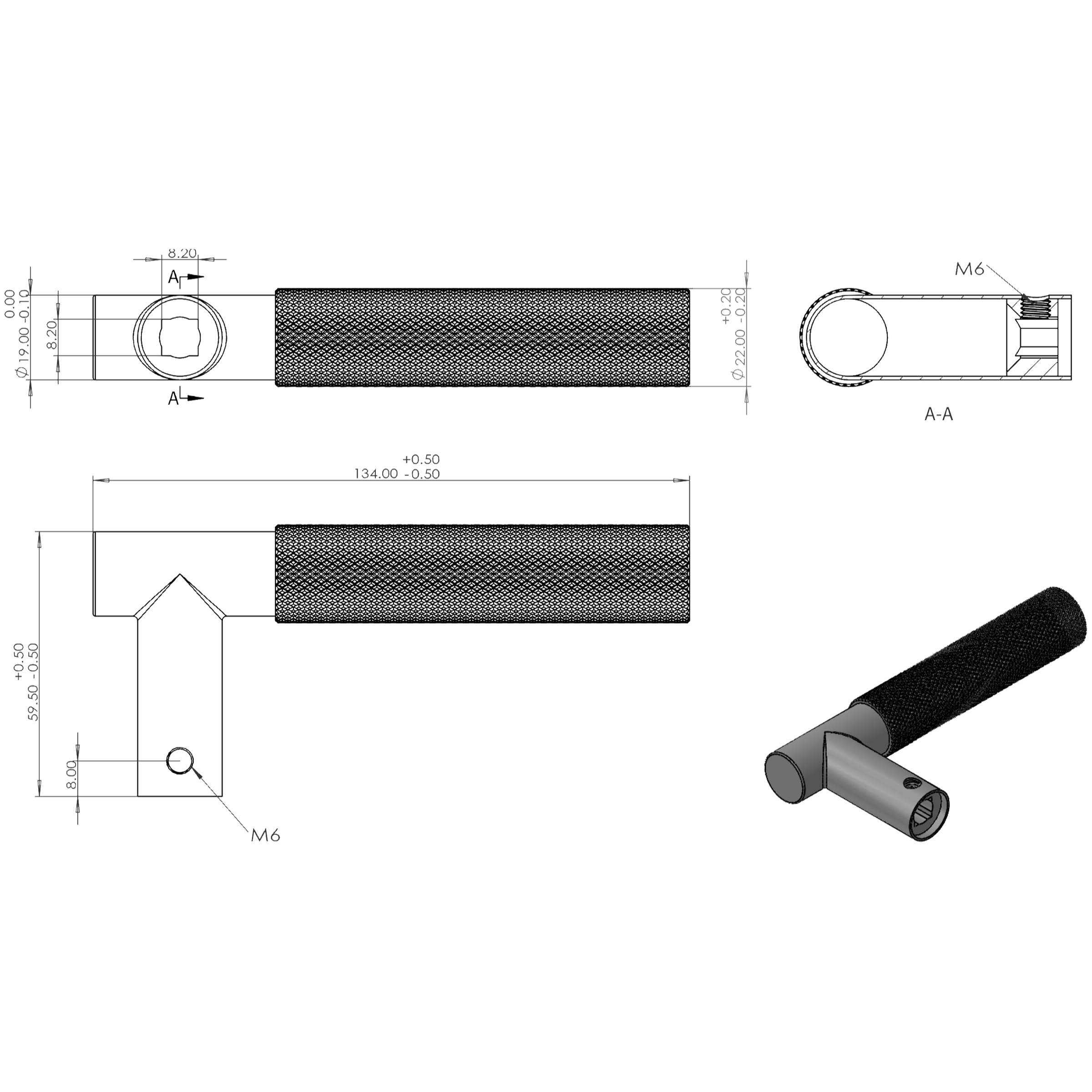 Differnz | Utrecht deurkruk | ovaal schild | blind | zwart