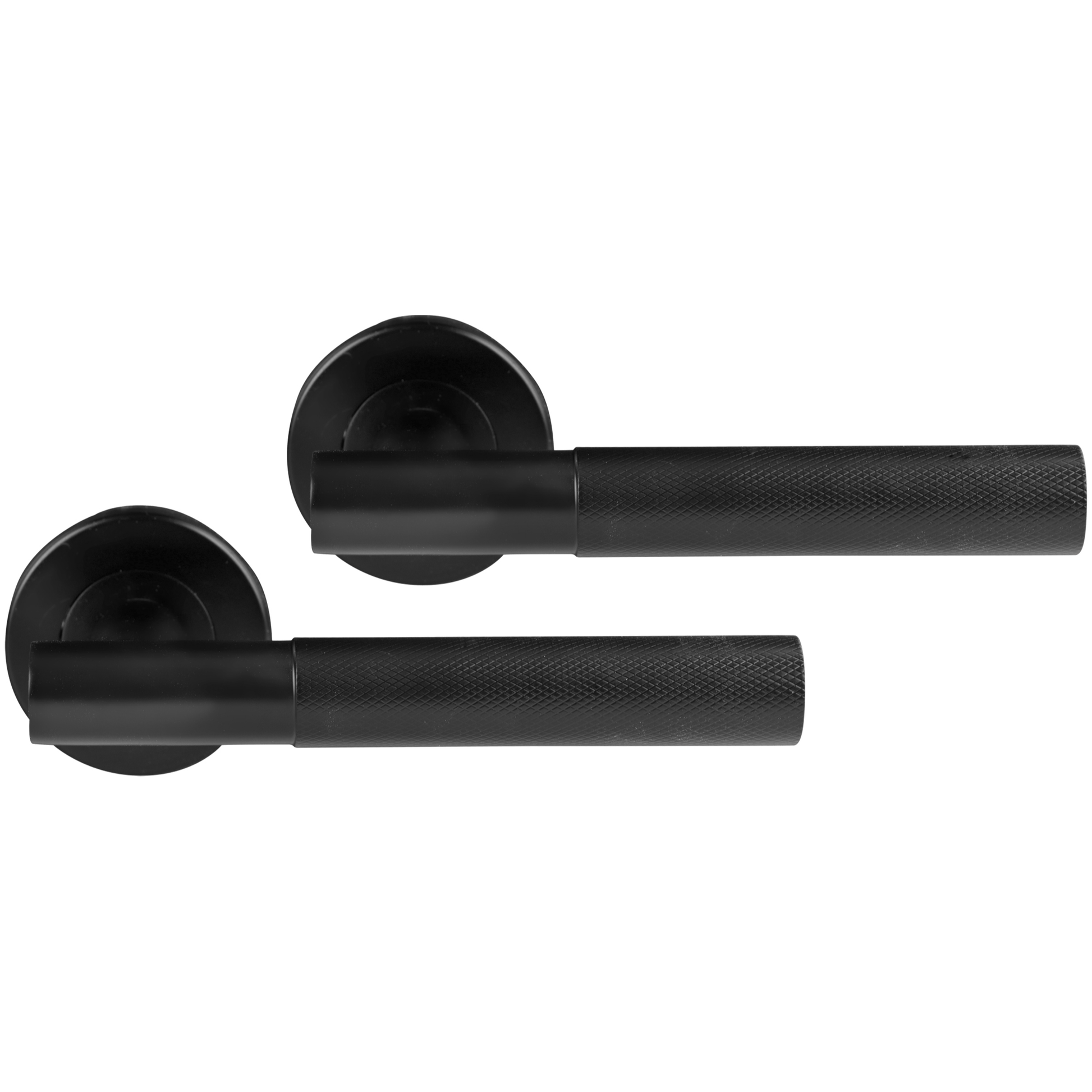 Differnz | Utrecht deurkruk | rond rozet | zwart