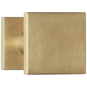 Formani | Voordeurknop BSQ60V Vast op Rozet | PVD mat goud