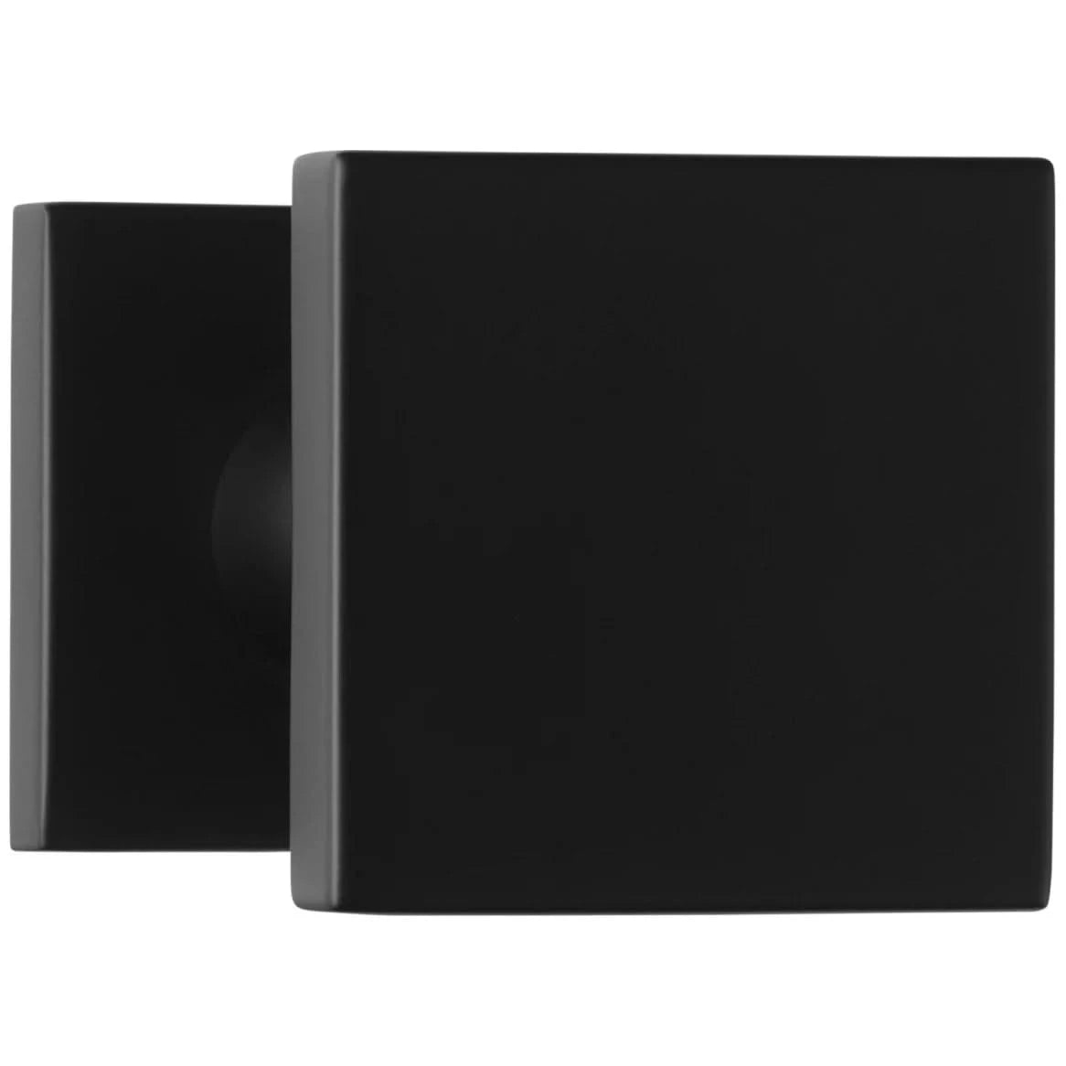 Formani | Voordeurknop BSQ60V Vast op Rozet | Mat zwart