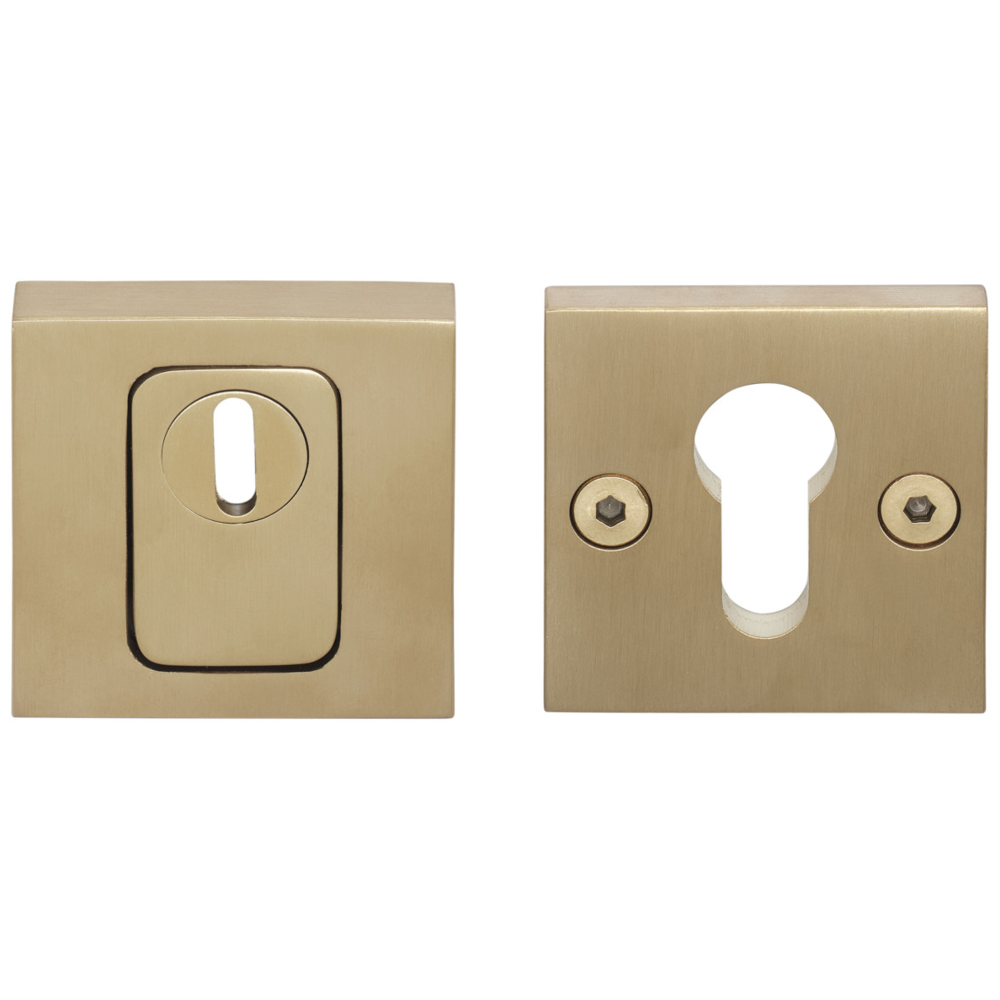 Formani | BSQVEIL-KT | massief veiligheidscilinderrozet met kerntrekbeveiliging | SKG*** | PVD mat goud