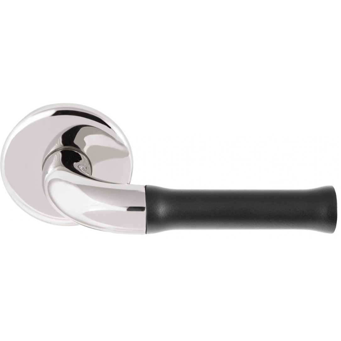 Formani | Deurkruk | Edward van Vliet | EV100/64 | gepolijst roestvast staal/ mat zwart