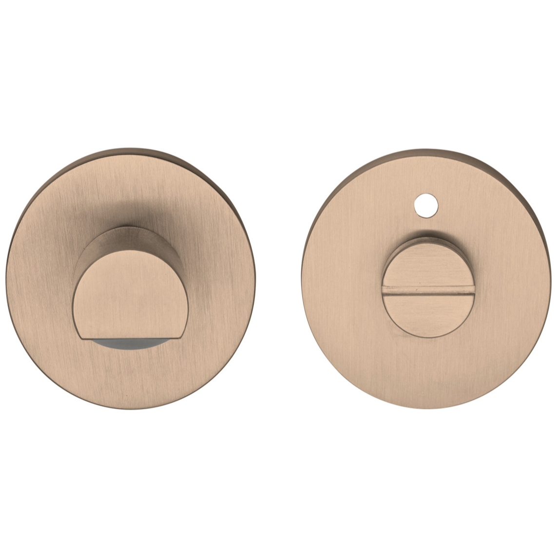 FORMANI | toiletgarnituur PVD licht brons | Gensler | RIVIO | GLWC53