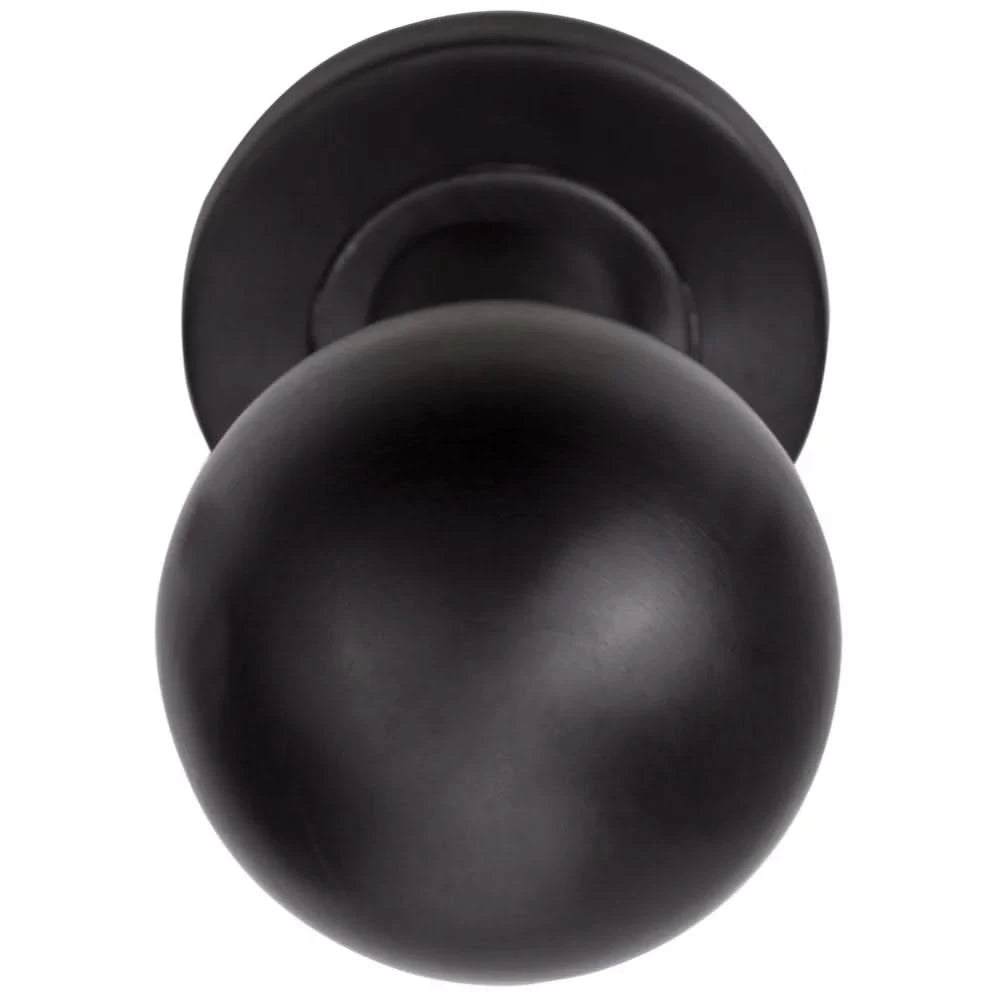 Formani | Voordeurknop LB501 Vast op Rozet | PVD gunmetal