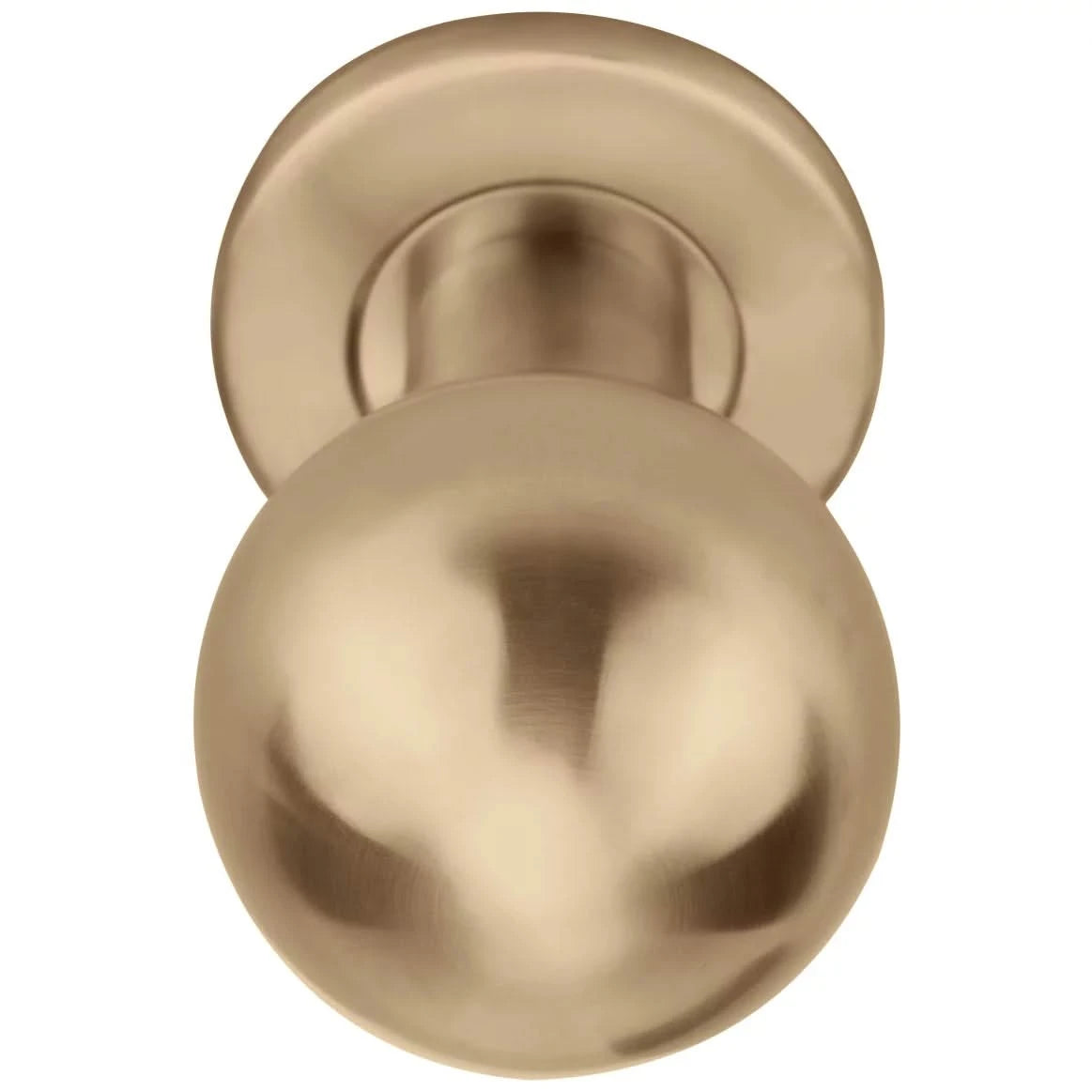 Formani | Voordeurknop LB501 Vast op Rozet | PVD licht brons