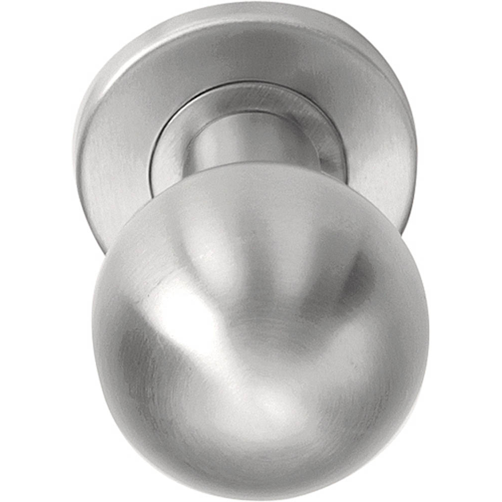 Formani | Voordeurknop LB501 Vast op Rozet | RVS