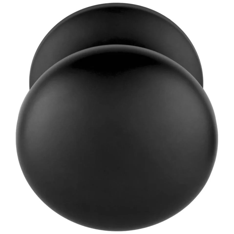 Formani | Voordeurknop LB65V Vast op Rozet | Mat zwart