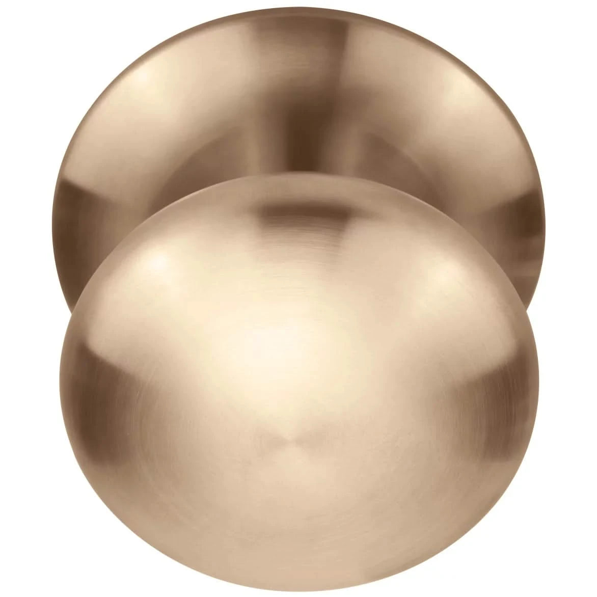 Formani | Voordeurknop LB80V Vast op Rozet | PVD licht brons