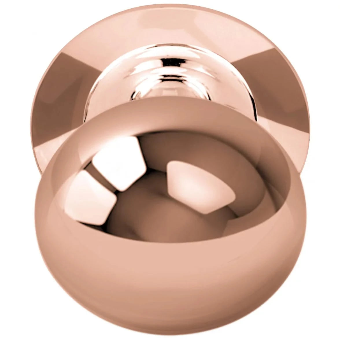 Formani | Voordeurknop LB80V Vast op Rozet | PVD gepolijst koper