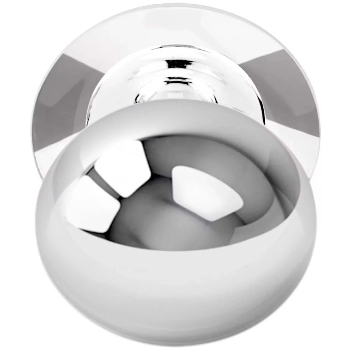 Formani | Voordeurknop LB80V Vast op Rozet | RVS gepolijst