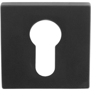 Formani | Cilinderrozet | LSQBY50 | Vierkant | Mat zwart