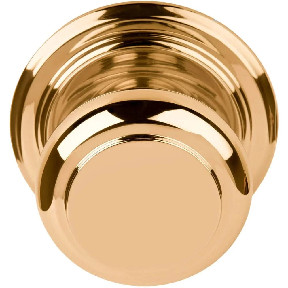 Formani | Voordeurknop LZ201V Vast op Rozet | Messing ongelakt