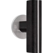 Formani | Deurkruk | Piet Boon | PBT22/50 | mat roestvast staal/ eikenhout zwart